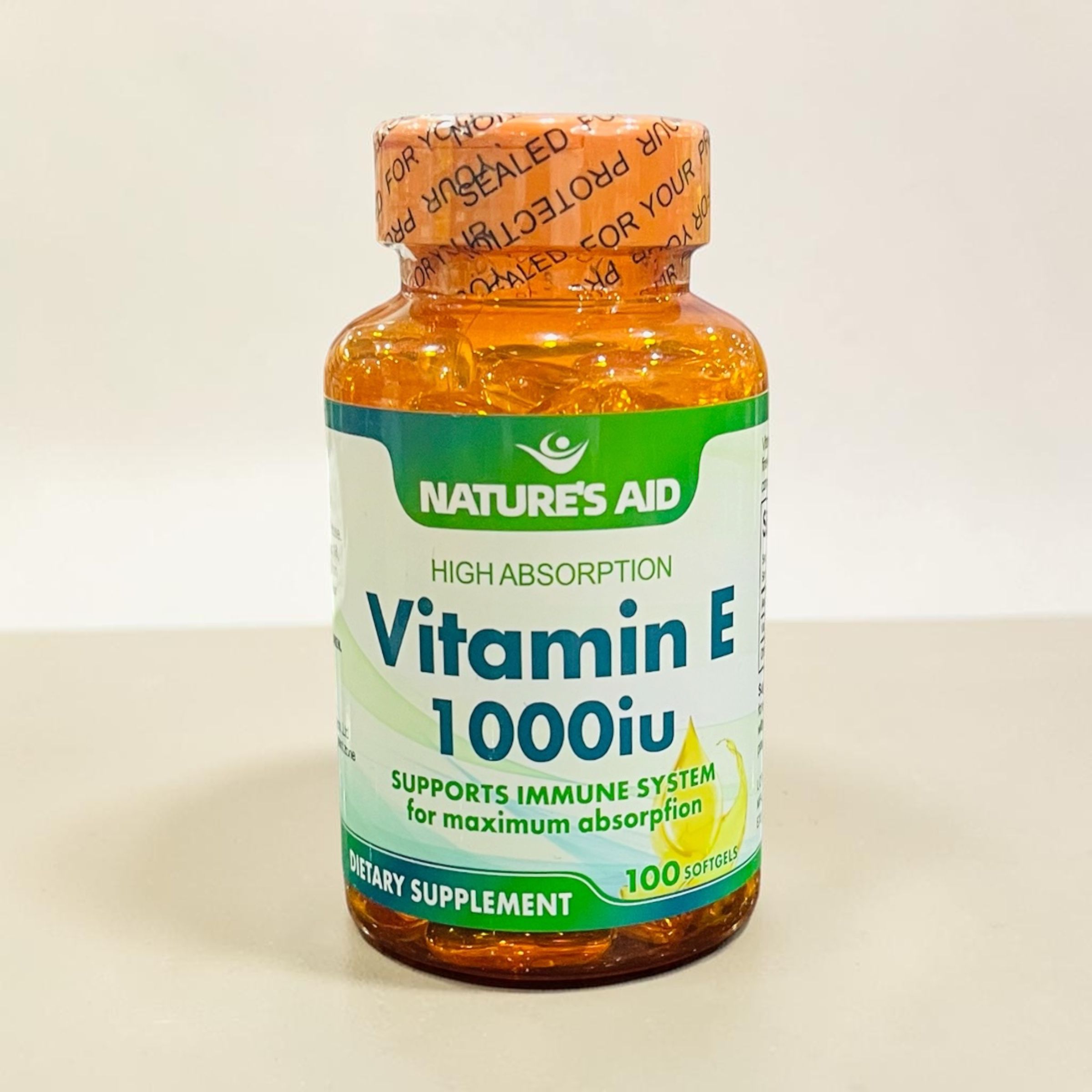 NATURE’S AID VITAMIN E 1000IU X100SOFTGELS
